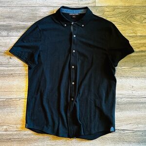Men Micheal Korls Size L Short Sleeve Button Up Shirt
